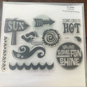 Surf's Up Stamps - CTMH -used